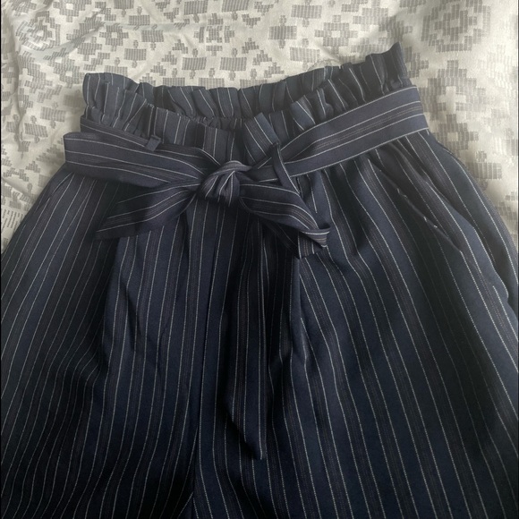 Sienna Sky Pants - Blue with stripes Sienna Sky paper bag pants